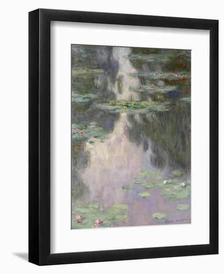 Nymphéas, 1907-Claude Monet-Framed Premium Giclee Print