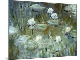 Nymphéas, 1910, (Ausschnitt)-Claude Monet-Mounted Giclee Print