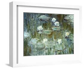 Nymphéas, 1910, (Ausschnitt)-Claude Monet-Framed Giclee Print