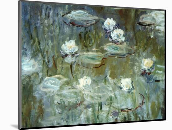 Nymphéas, 1910, (Ausschnitt)-Claude Monet-Mounted Giclee Print