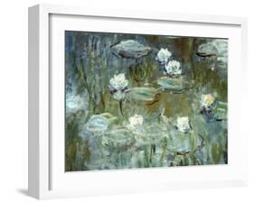 Nymphéas, 1910, (Ausschnitt)-Claude Monet-Framed Premium Giclee Print