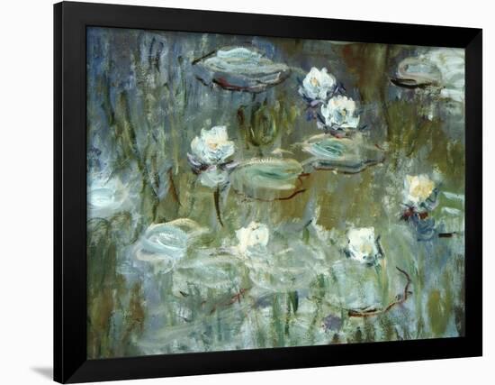 Nymphéas, 1910, (Ausschnitt)-Claude Monet-Framed Giclee Print