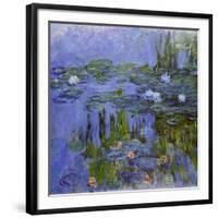 Nymphéas, 1913-Claude Monet-Framed Giclee Print