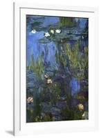 Nympheas, 1914-17-Claude Monet-Framed Giclee Print