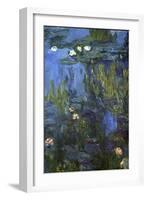 Nympheas, 1914-17-Claude Monet-Framed Giclee Print