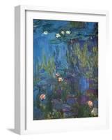 Nympheas, 1914-17-Claude Monet-Framed Giclee Print