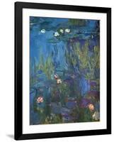 Nympheas, 1914-17-Claude Monet-Framed Giclee Print