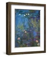 Nympheas, 1914-17-Claude Monet-Framed Giclee Print