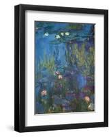 Nympheas, 1914-17-Claude Monet-Framed Giclee Print