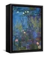 Nympheas, 1914-17-Claude Monet-Framed Stretched Canvas