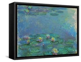 Nymphéas, 1914/1917-Claude Monet-Framed Stretched Canvas