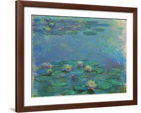 Nympheas, 1914/1917-Claude Monet-Framed Giclee Print