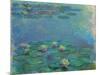 Nympheas, 1914/1917-Claude Monet-Mounted Giclee Print