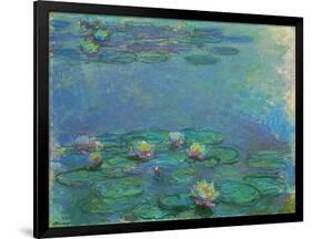 Nympheas, 1914/1917-Claude Monet-Framed Giclee Print