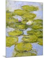 Nympheas, 1916-19 (Detail)-Claude Monet-Mounted Giclee Print