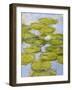 Nympheas, 1916-19 (Detail)-Claude Monet-Framed Giclee Print