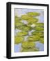 Nympheas, 1916-19 (Detail)-Claude Monet-Framed Giclee Print