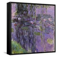 Nympheas, 1916-19-Claude Monet-Framed Stretched Canvas