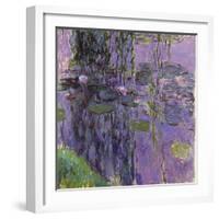 Nympheas, 1916-19-Claude Monet-Framed Premium Giclee Print