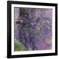 Nympheas, 1916-19-Claude Monet-Framed Giclee Print