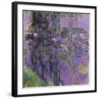 Nympheas, 1916-19-Claude Monet-Framed Giclee Print