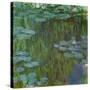Nympheas a Giverny-waterlilies at Giverny,1918-Claude Monet-Stretched Canvas