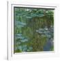 Nympheas a Giverny-waterlilies at Giverny,1918-Claude Monet-Framed Giclee Print