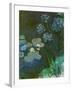 Nympheas and agapantes,1914-1917 Canvas,140 x 120 cm Inv. 5084.-Claude Monet-Framed Premium Giclee Print