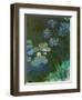 Nympheas and agapantes,1914-1917 Canvas,140 x 120 cm Inv. 5084.-Claude Monet-Framed Giclee Print