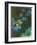 Nympheas and agapantes,1914-1917 Canvas,140 x 120 cm Inv. 5084.-Claude Monet-Framed Giclee Print