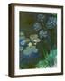 Nympheas and agapantes,1914-1917 Canvas,140 x 120 cm Inv. 5084.-Claude Monet-Framed Giclee Print