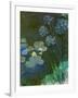 Nympheas and agapantes,1914-1917 Canvas,140 x 120 cm Inv. 5084.-Claude Monet-Framed Giclee Print