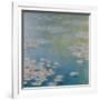 Nympheas at Giverny, 1908-Claude Monet-Framed Giclee Print