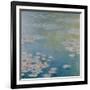 Nympheas at Giverny, 1908-Claude Monet-Framed Giclee Print