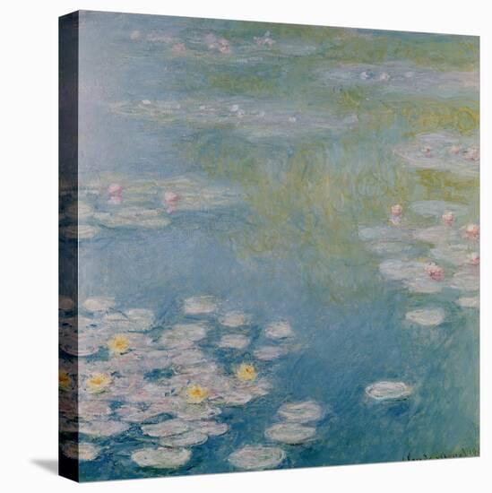 Nympheas at Giverny, 1908-Claude Monet-Stretched Canvas