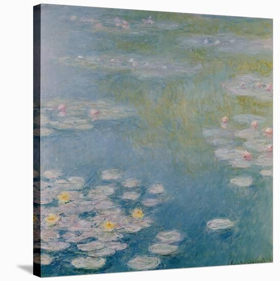 Nympheas at Giverny, 1908-Claude Monet-Stretched Canvas