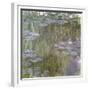 Nympheas at Giverny, 1918-Claude Monet-Framed Giclee Print