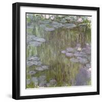 Nympheas at Giverny, 1918-Claude Monet-Framed Giclee Print