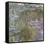 Nympheas at Giverny, 1918-Claude Monet-Framed Stretched Canvas