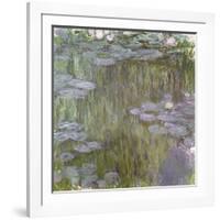 Nympheas at Giverny, 1918-Claude Monet-Framed Giclee Print