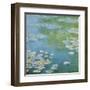 Nympheas at Giverny-Claude Monet-Framed Art Print