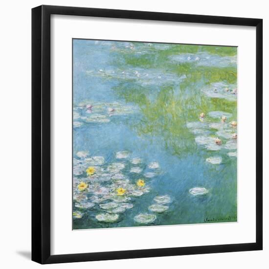 Nympheas at Giverny-Claude Monet-Framed Giclee Print