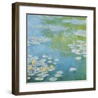 Nympheas at Giverny-Claude Monet-Framed Giclee Print