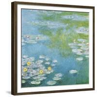 Nympheas at Giverny-Claude Monet-Framed Giclee Print