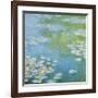 Nympheas at Giverny-Claude Monet-Framed Giclee Print