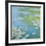 Nympheas at Giverny-Claude Monet-Framed Giclee Print