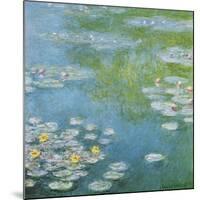 Nympheas at Giverny-Claude Monet-Mounted Art Print