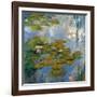 Nympheas  - Bassin Aux Nenuphars a Giverny - Peinture De Claude Monet (1840-1926), Huile Sur Toile-Claude Monet-Framed Giclee Print