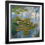 Nympheas  - Bassin Aux Nenuphars a Giverny - Peinture De Claude Monet (1840-1926), Huile Sur Toile-Claude Monet-Framed Giclee Print