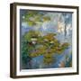 Nympheas  - Bassin Aux Nenuphars a Giverny - Peinture De Claude Monet (1840-1926), Huile Sur Toile-Claude Monet-Framed Giclee Print